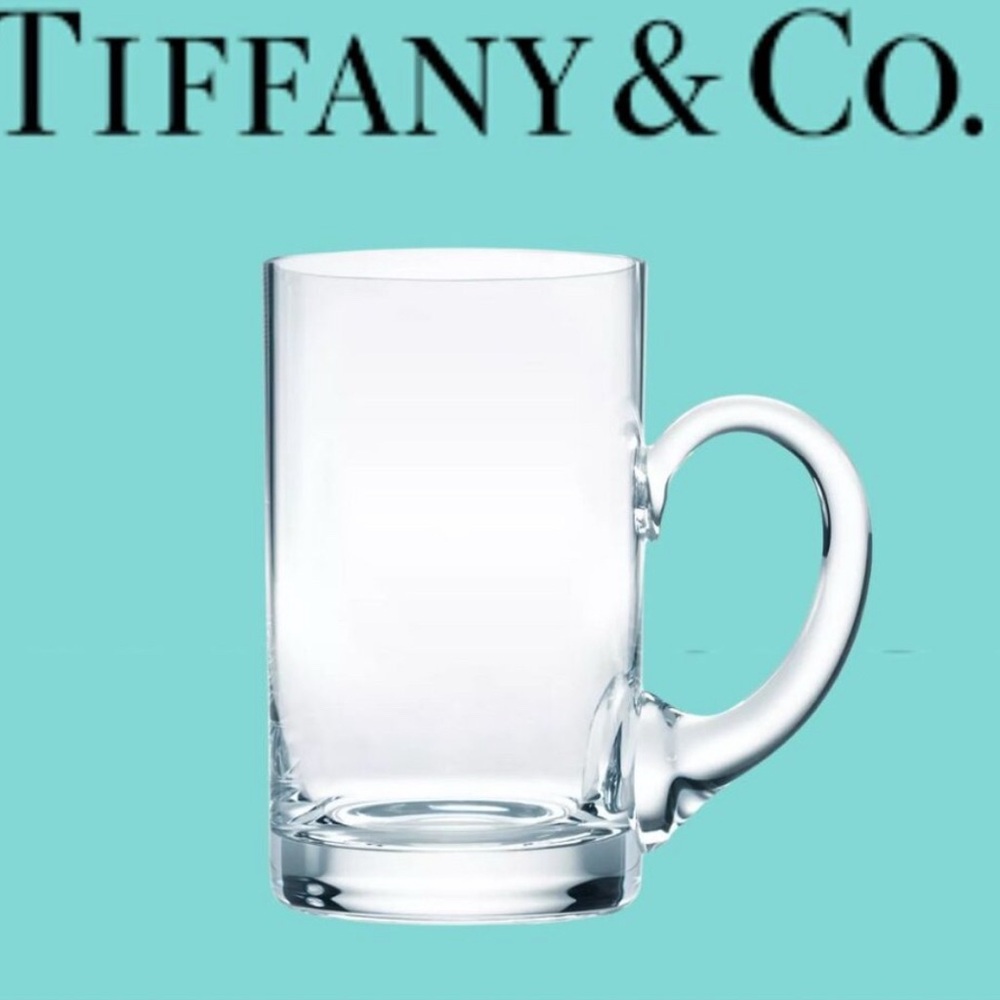Tiffany & Co. Clear Glass Beer Mug